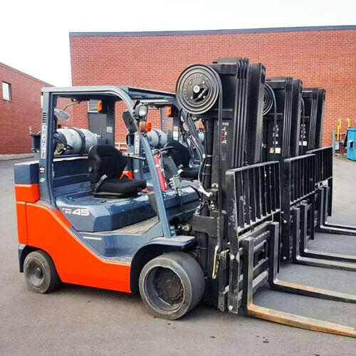 Forklift Toyota 10,000 lbs LPG 4way Fully rebuilt for sale