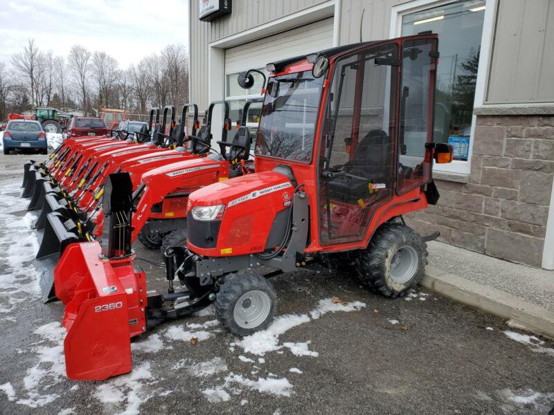 NEW MASSEY GC1723E CAB AND FRONT BLOWER