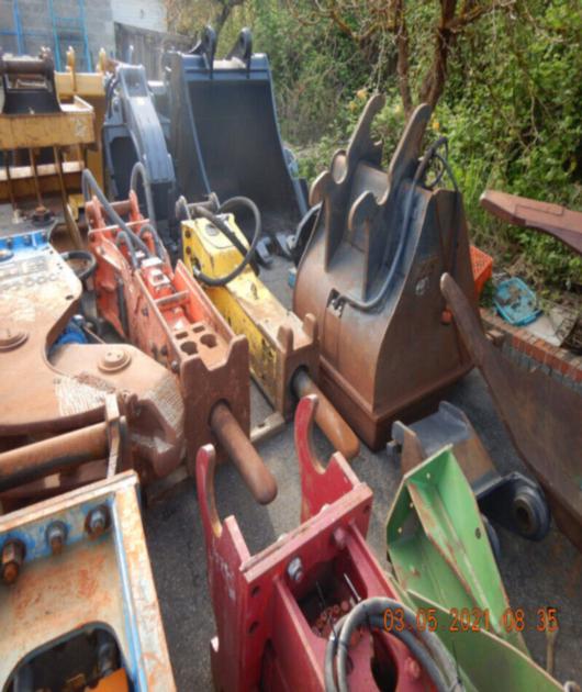 CLEAROUT CONCRETE DEMO - STEEL SHEARS -GRAPPLES-BUCKETS-GRINDERS