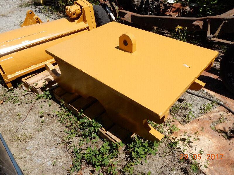 33000 LB LOAD RATED LIFTING PLATE WITH WBM 600-850 CLASS Q/C LUG