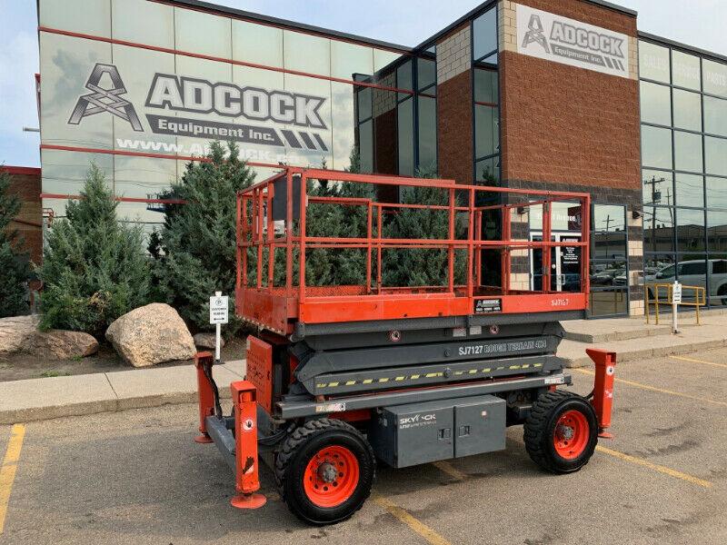 2012 Skyjack SJ7127 RT Scissor Lift Dual Fuel Finance 550/m for sale