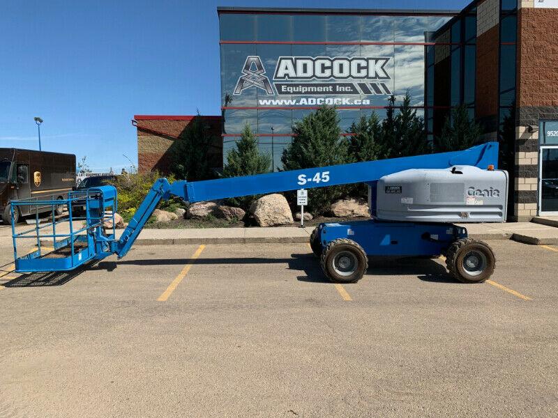2008 Genie S45 Straight Boom Lift GENERATOR 735/m DELIVERED for sale