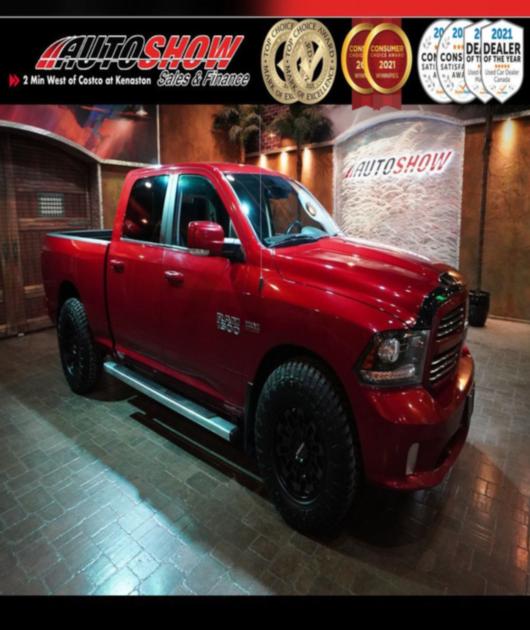 2014 Ram 1500 Hemi Sport - Nav Htd & A/C Lthr 6.5 Box Alpine Stereo