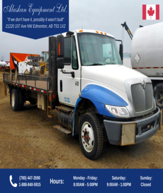 2007 International 4300 DRW S/A Flat Deck Truck **Needs Motor**