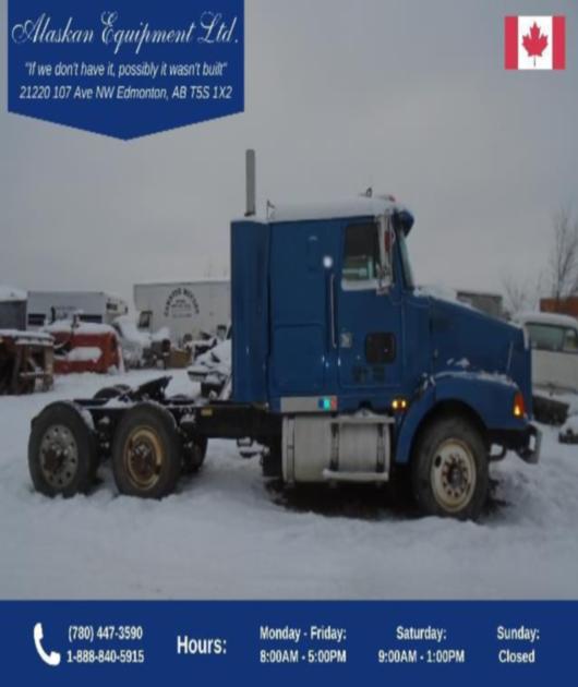 1996 Volvo Tandem Axle Sleeper Truck Tractor (Parts Only)