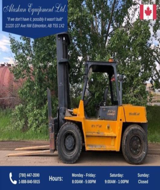 TCM FD80 Wellcat Rough Terrain Forklift