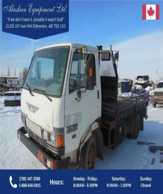 1994 HINO SINGLE AXLE FLATBED TRUCK