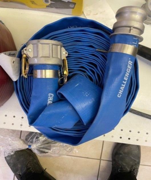 50’ DISCHARGE HOSE WITH 2” COUPLER 