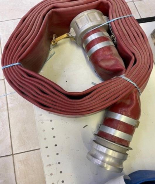25’ DISCHARGE HOSE WITH 3” COUPLER 