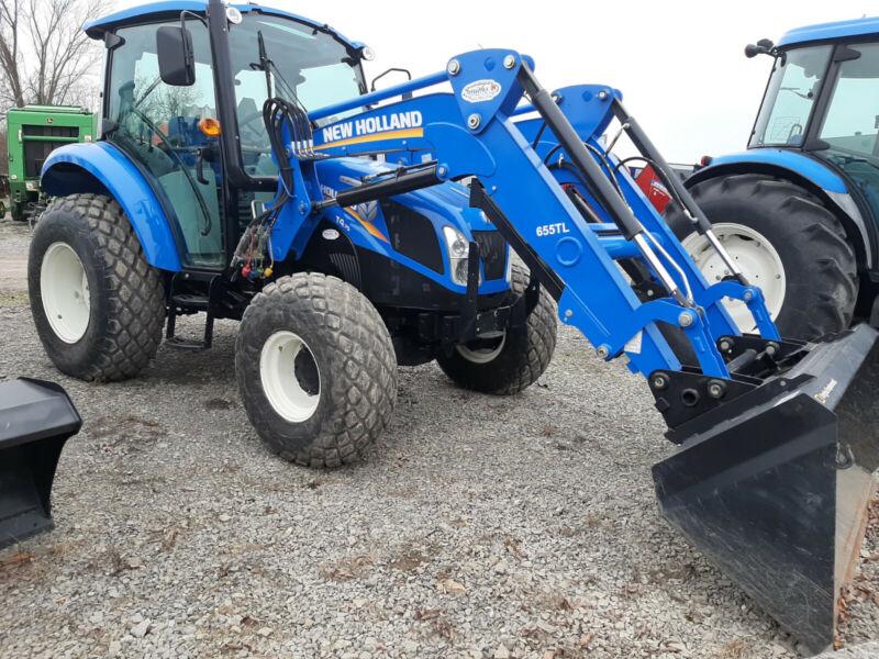 2015 NEW HOLLAND T4.75 TRACTOR CAB  Amp; LOADER 1 