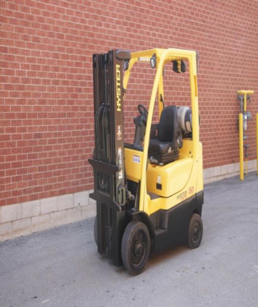 Hyster S50FT with 5000 LBS Capacity clamp optional