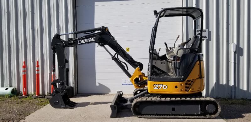 2014 John Deere 27D Used Mini Excavator Only 1 900 Hours For Sale
