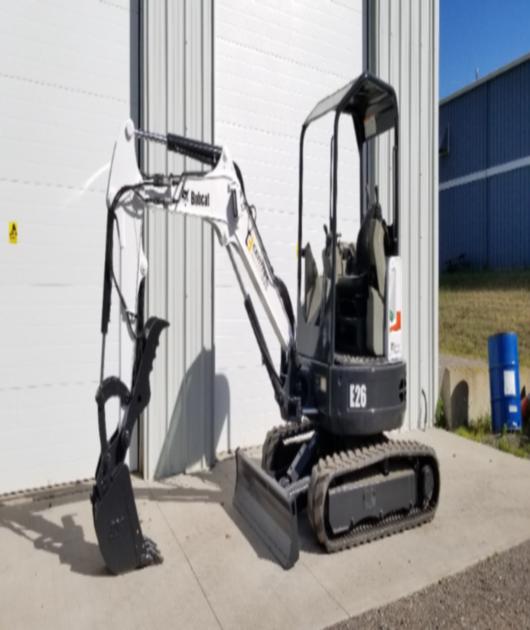 2015 Bobcat E26 Mini Excavator - 1,800 Hours!