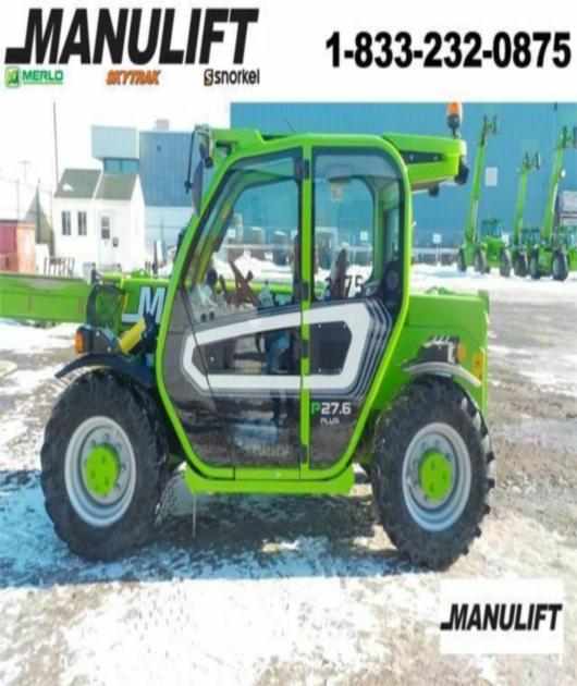 2018 Merlo 27.6PLUS Telehandler lift Télescopique forklift