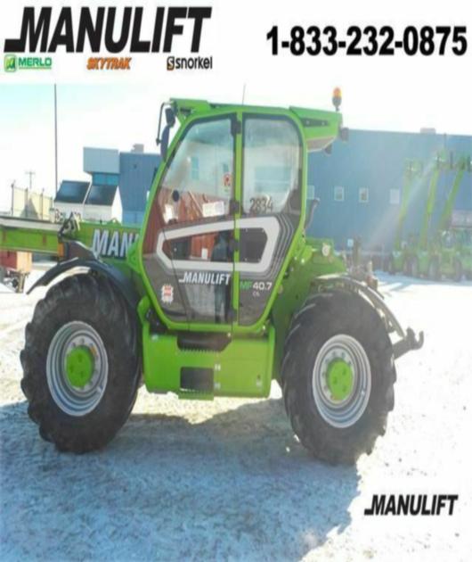 2017 Merlo MF40.7CS  Télescopique Telehandler Tracteur avec PTO