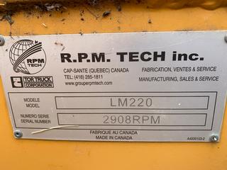 2014, RPM Tech, LM220, Snow blower
