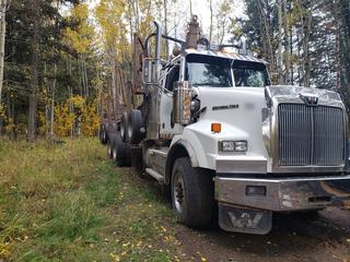 2012 Western Star Logging Truck + Trailer