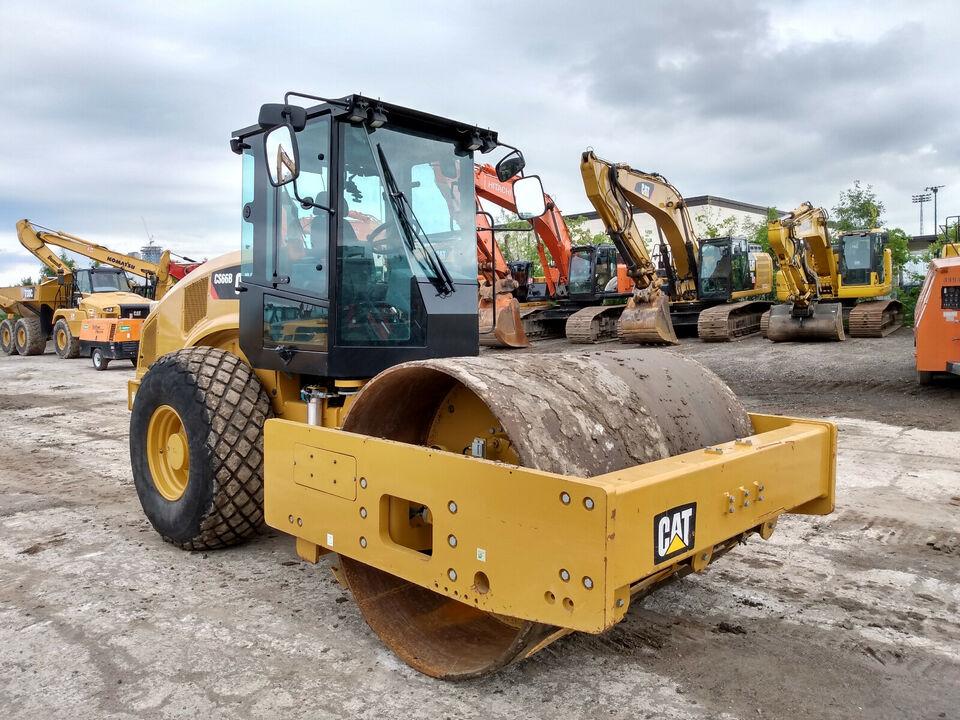 CAT CS66B 84" SMOOTH DRUM ROLLER CAT CS66B 84" SMOOTH DRUM ROLLER