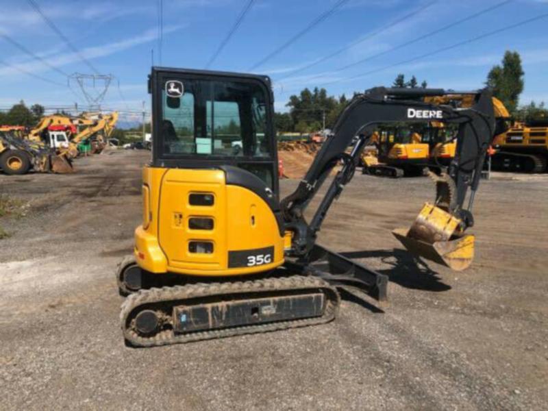 2018 John Deere 35G Mini Excavator, 800 Hours Only for sale