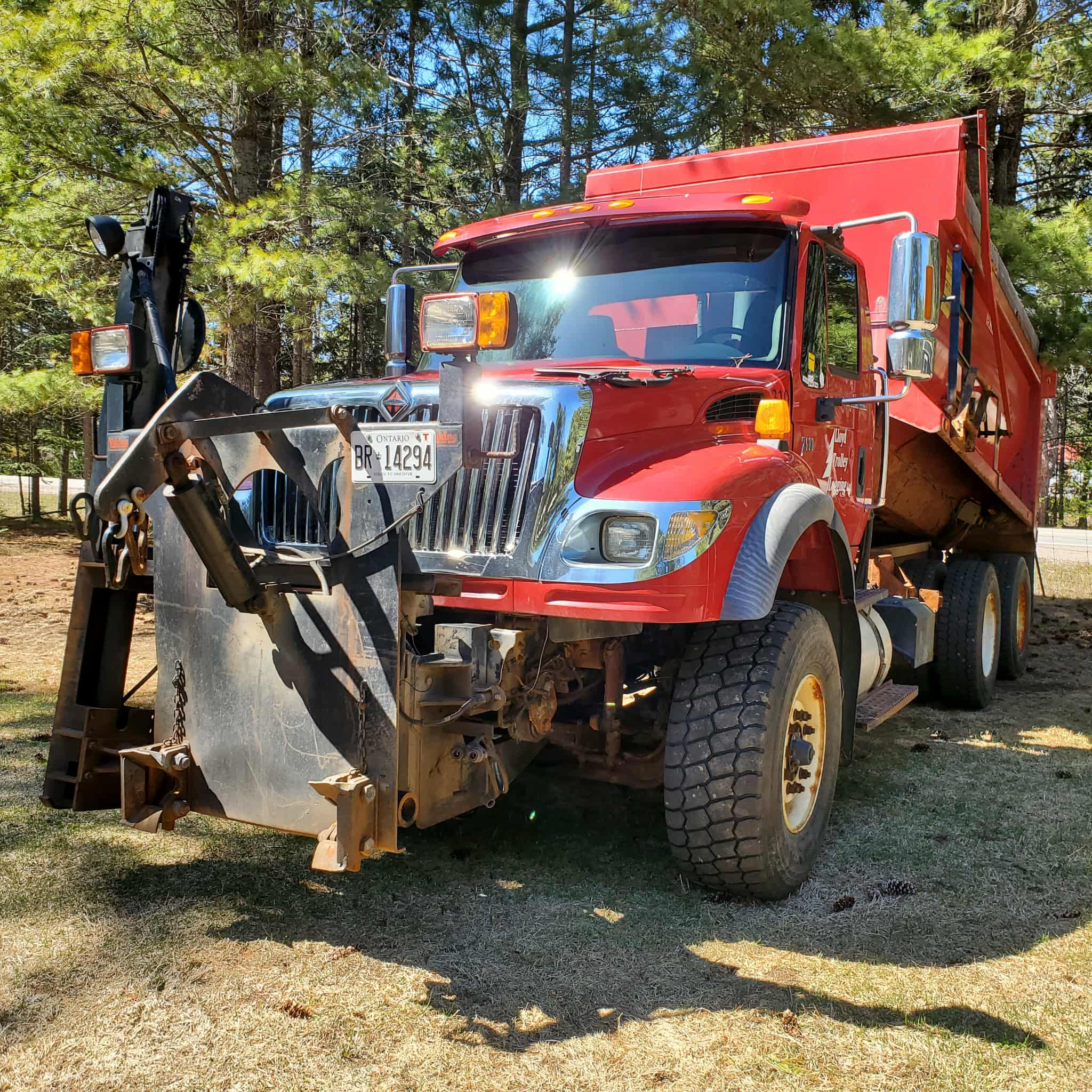 International 7600 plow truck International 7600 plow truck