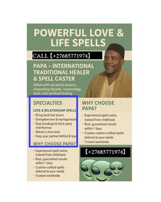 WITCHCRAFT/VOODOO SPELLS/Love Spells ads Love Problems +27685771974