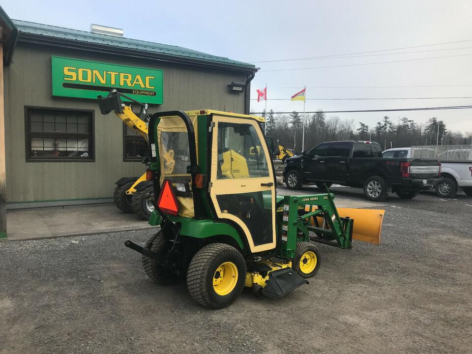 2005 JOHN DEERE 2210 WITH LOADER CAB MOWER AND BLADE for sale