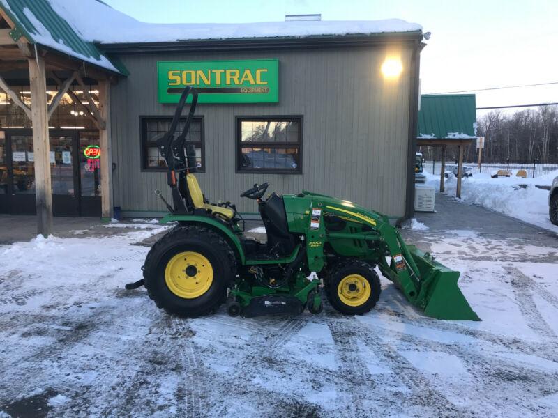 2010 JOHN DEERE 2520 WITH 62” MOWER DECK AND LOADER for sale