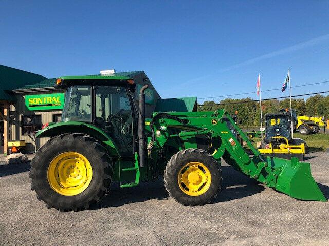 2017 JOHN DEERE 5100M - CAB TRACTOR WITH LOADER - 100 HP 