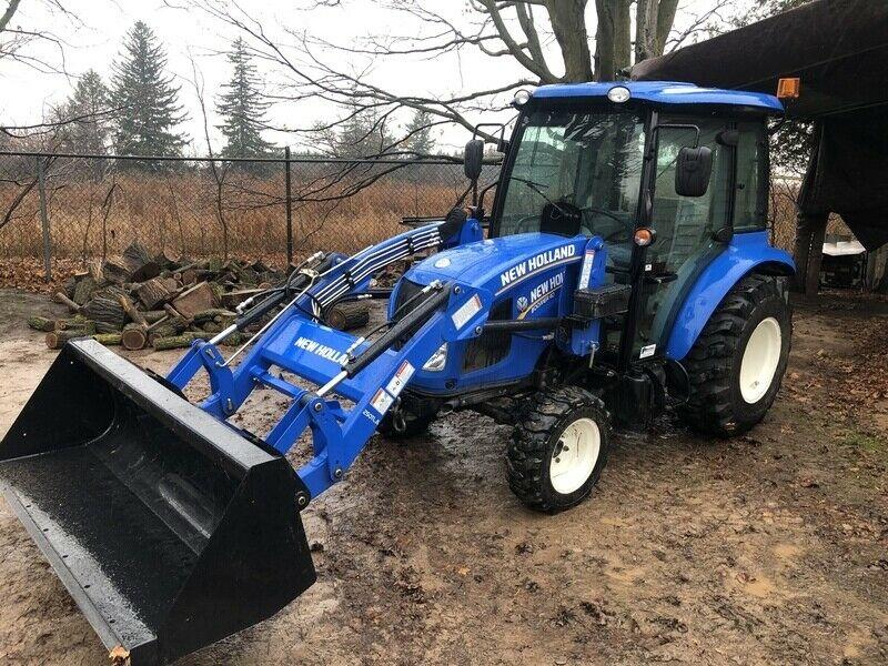 New Holland Boomer 40 Cab Loader Tractor for sale