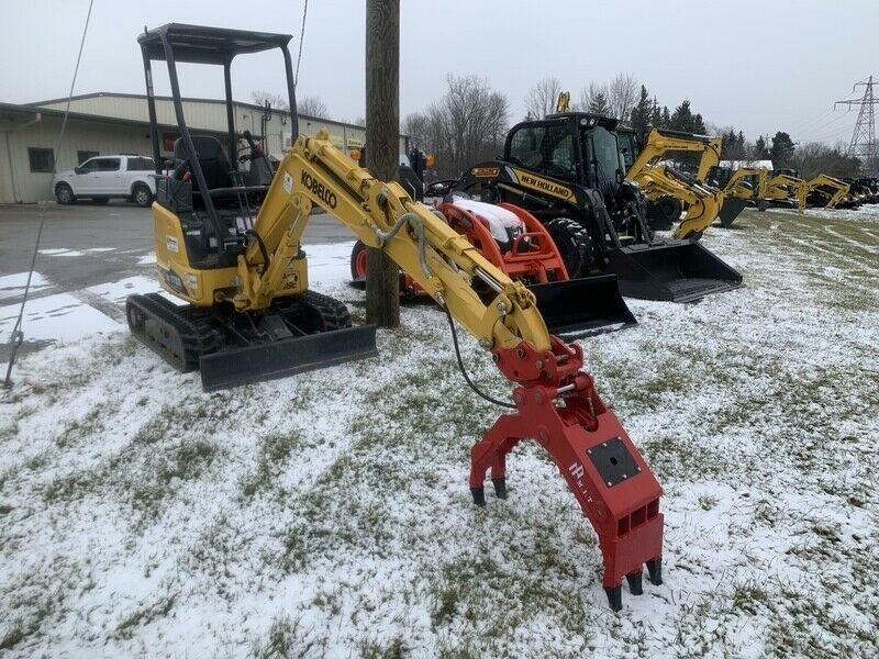 New Power Grapple Attachment for mini excavator for sale